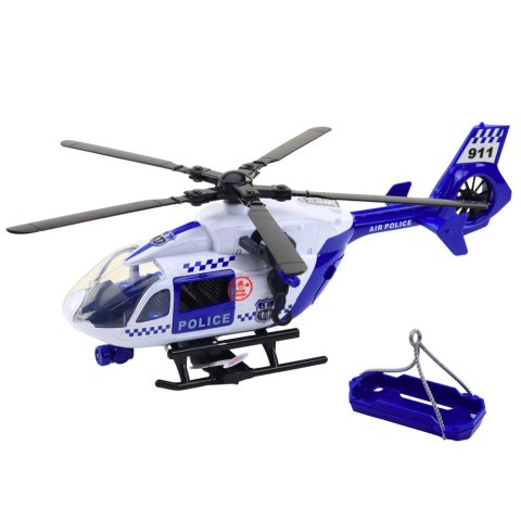Helikopter Policyjny Hak Nosze Światła Dźwięki 1:12