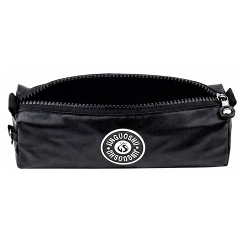 Piórnik Szkolny Organizer Jednokomorowy Czarny 21,5cm