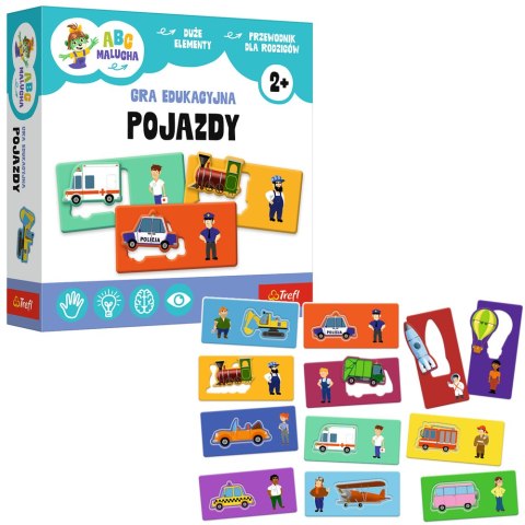 Gra dla dzieci ABC Malucha Pojazdy Trefl 02907