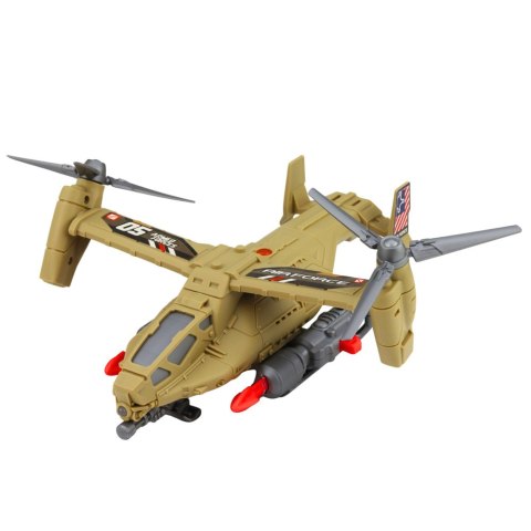 Zestaw Militarny Wojskowy Helikopter Czołg Poduszkowiec Żołnierz Baza