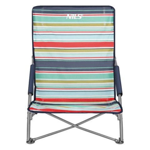 NC3035 NIEBIESKO-CZERWONY KRZESŁO PLAŻOWE NILS CAMP