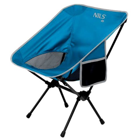 NC3320 KRZESŁO SKŁADANE ULTRALIGHT NIEBIESKIE NILS CAMP