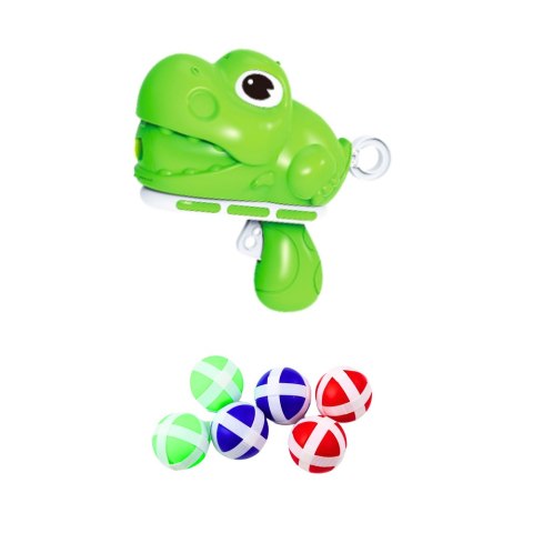 Gra Zręcznościowa Strzał Do Celu Pistolet Kulki Na Rzep Dinozaur