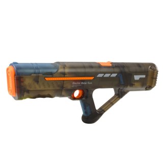 Elektryczny Pistolet Karabin Na Wodę Akumulator Przeźroczysty Czarny 55 cm