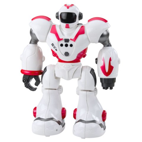 Robot Interaktywny Zdalnie Sterowany RC 16 Funkcji Światła Dźwięki Różowy