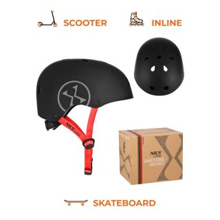 MTW001-2 KASK CZARNY L(58-61CM) NILS EXTREME