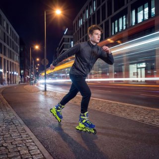 NA1055 ŁYŻWOROLKI BLAZE GRANATOWE ROZM. M(35-38) NILS EXTREME