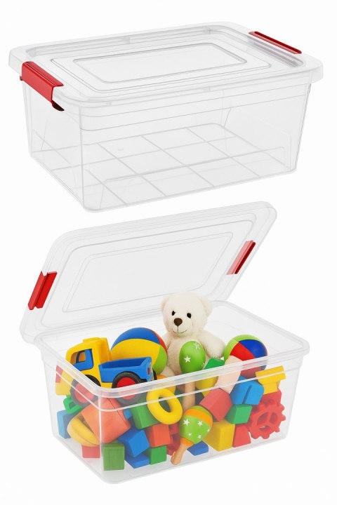 SMART BOX transparentny 20 lt */47x33x19/