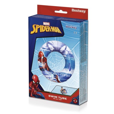 Pompowane Koło Do Pływania Spider-Man 56 cm Bestway 98003