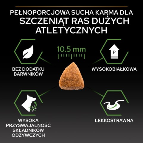 Purina Pro Plan Large Puppy Athletic Optistart Kurczak I Ryż 12kg