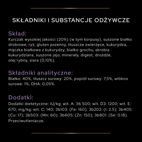 Purina Pro Plan Original Kitten Kurczak Z Ryżem 1,5kg