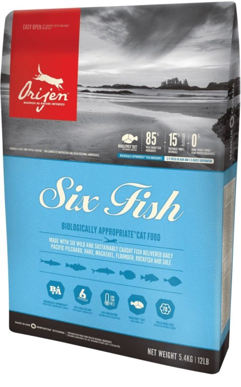 Orijen Six Fish Cat 5,4kg