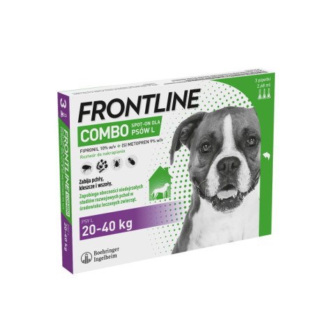 FRONTLINE Combo Spot-On Dla Psów 3x2,68ml