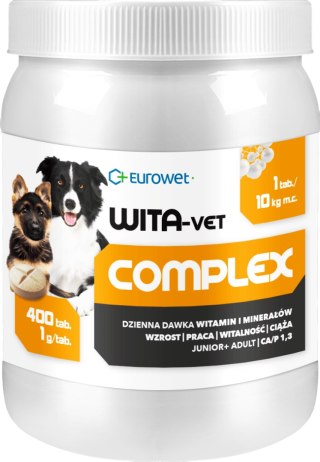 Eurowet Wita-Vet Junior +Aldut 400tab