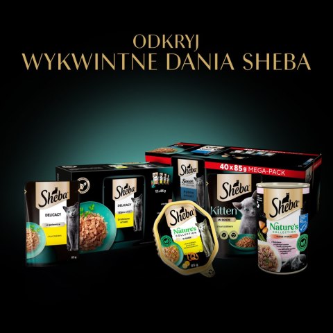 SHEBA® Selection Select Slices Drobiowe Smaki 40x85g