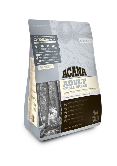 Acana Heirtage Adult Small Breed 2kg