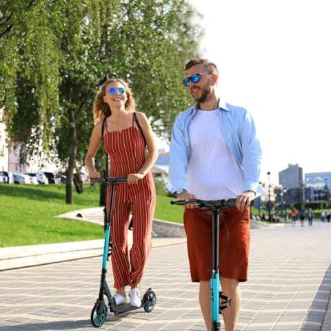 HM124T TURQUOISE HULAJNOGA Z HAMULCEM TARCZOWYM NILS EXTREME