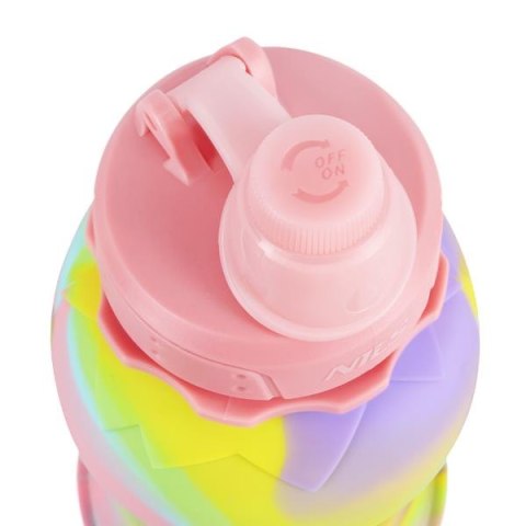 NC4102 BIDON SILIKONOWY SKŁADANY 700ML RÓŻOWY NILS
