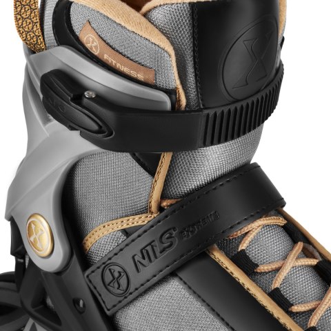 NA22151 ŁYŻWOROLKI ARMOUR SZARE ROZM. 41 NILS EXTREME