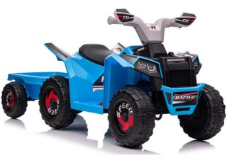Quad Na Akumulator XMX630T Niebieski Z Przyczepą