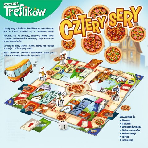Gra planszowa Cztery Sery Rodzina Treflików Trefl 02282