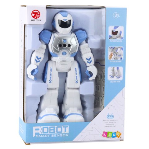 Robot Edukacyjny Zdalnie Sterowany RC Mówi Tańczy Światła Dźwięki Niebieski