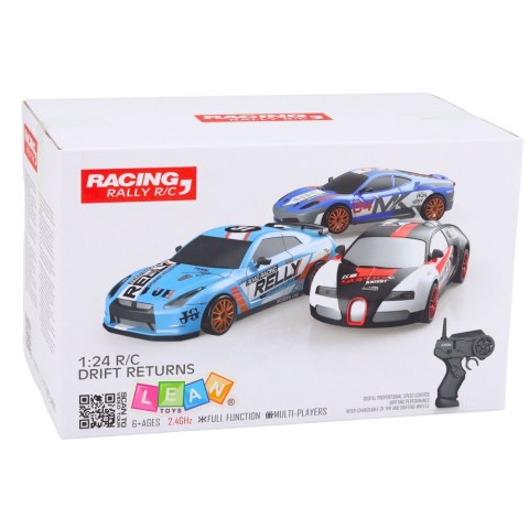 Samochód Do Driftu Zdalnie Sterowany RC Coupe Wymienne Koła Czarny 1:24
