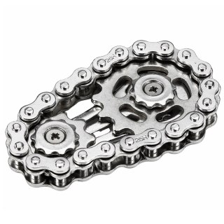 Fidget Spinner Łańcuch Zębatki Antystresowy Stal Nierdzewna