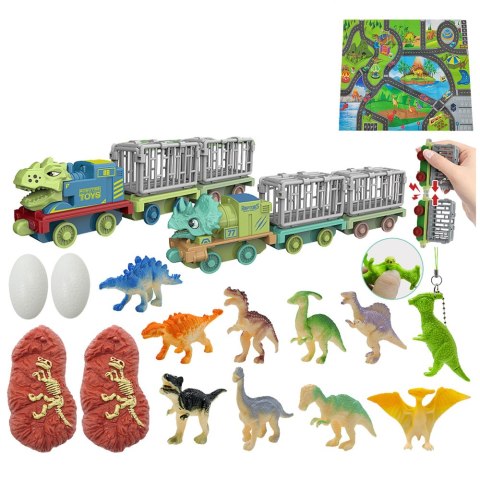 Kalendarz Adwentowy Dla Dzieci Dinozaury Figurki Akcesoria