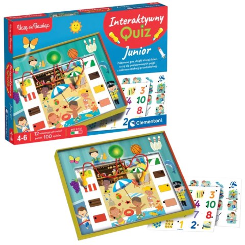 Gra edukacyjna Interaktywny Quiz Junior Język Polski Clementoni 50941