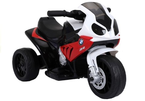 Motor Na Akumulator BMW S1000RR Trójkołowy Dla Dzieci Światła LED Czerwony