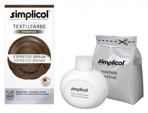 Simplicol Intensiv Barwnik do Tkanin Brąz Espresso-Braun