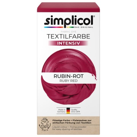 Simplicol Intensiv Barwnik do Tkanin Rubin-Rot Rubinowoczerwony