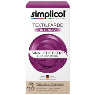 Simplicol Intensiv Barwnik do Tkanin Sinnliche-Beere Zmysłowa Jagoda