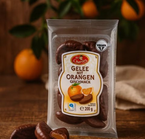 SirCharles Galaretka Pomarańczowa w Czekoladzie 200 g