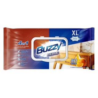 Buzzy Meble Chusteczki Nawilżone do Czyszczenia 50 szt.