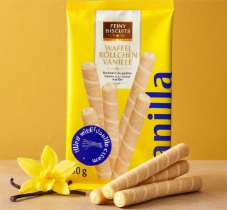Feiny Biscuits Rurki Waflowe z Nadzieniem Waniliowym 150 g