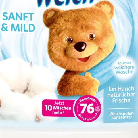 Kuschelweich Sanft & Mild Płyn do Płukania 2 l DE