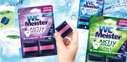 WC Meister Aktiv Kraft 2 in 1 Blaues 2x 50 g