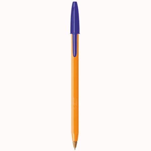 BIC Cristal Fine Orange Długopis Niebieski 8 sztuk
