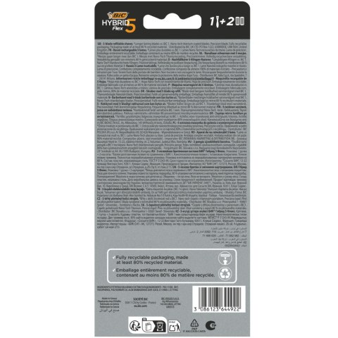 BIC Maszynka do Golenia Hybrid Flex 5 Rączka + 2 Wkłady