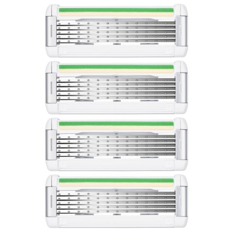 BIC Wkłady do Maszynki do Golenia Hybrid Flex 5 Sensitive 4 Wkłady
