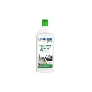 Heitmann Glaskeramik-Edelstahl 3 w 1 Czyste Szkło-Ceramika i Stal Nierdzewna 250 ml