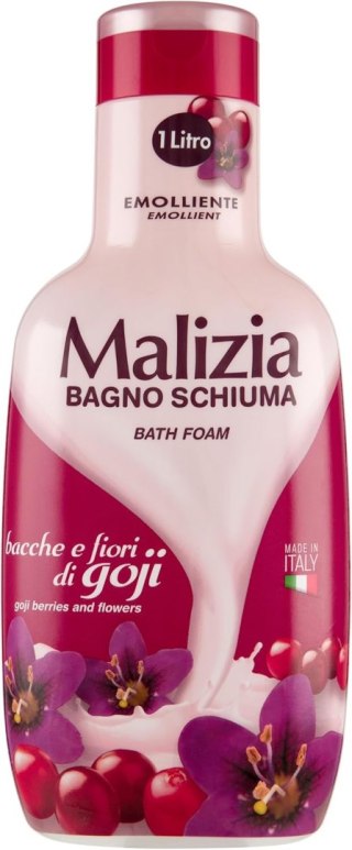 Malizia Goji Płyn do Kąpieli Jagody i Kwiaty Goji 1 l