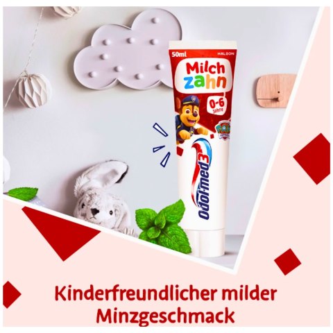Odol med 3 Pasta do Zębów Mlecznych 0-6 lat 50 ml