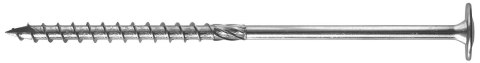 WKRĘT DO DREWNA Z KOŁNIERZEM NA TORX OCYNKOWANY 8*220MM T40
