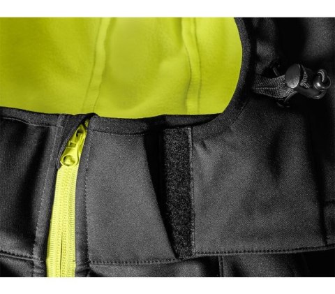 KURTKA MIX&MATCH SOFTSHELL CZARNO-ŻÓŁTA ROZMIAR XXL