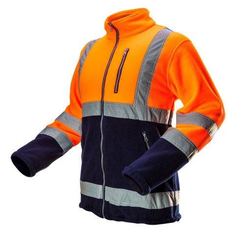 BLUZA POLAROWA OSTRZEGAWCZA POMARAŃCZOWA ROZMIAR XXL
