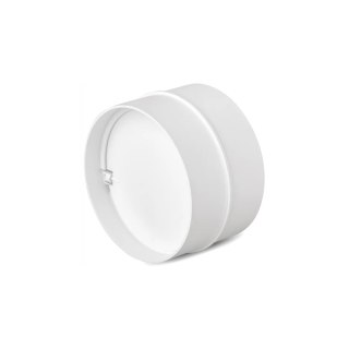 ŁĄCZNIK KANAŁU OKRĄGŁEGO Z ZAWOREM ZWROTNYM 125MM