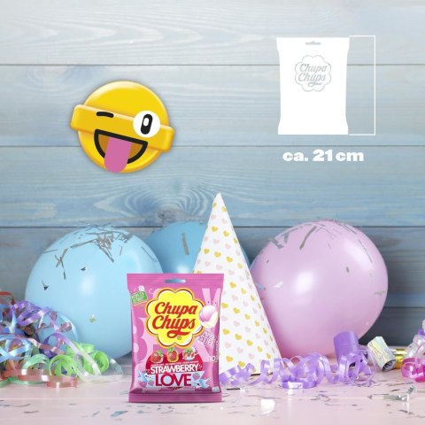Chupa Chups Strawberry Love Lizaki 10 szt.